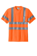 CornerStone CS408 ANSI 107 Class 3 Short Sleeve Snag-Resistant Reflective T-Shirt