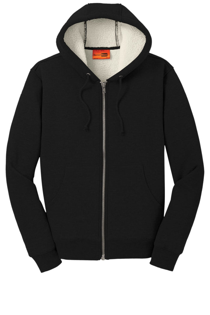CornerStone CS625 Heavyweight Sherpa-Lined Hooded Fleece Jacket