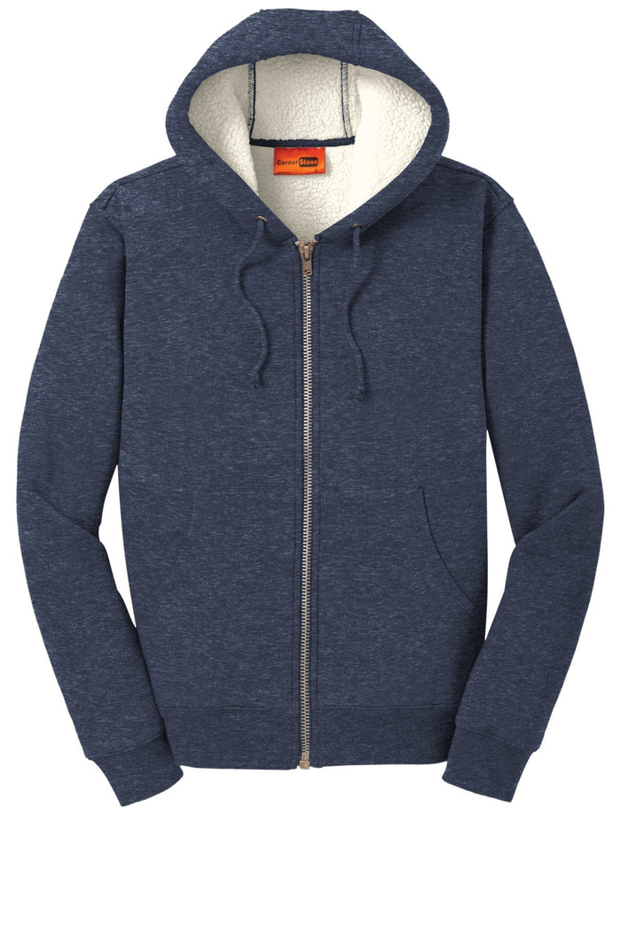 CornerStone CS625 Heavyweight Sherpa-Lined Hooded Fleece Jacket