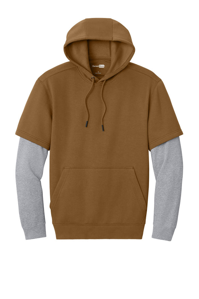 CornerStone CSF632 Tough Fleece Layered Hoodie