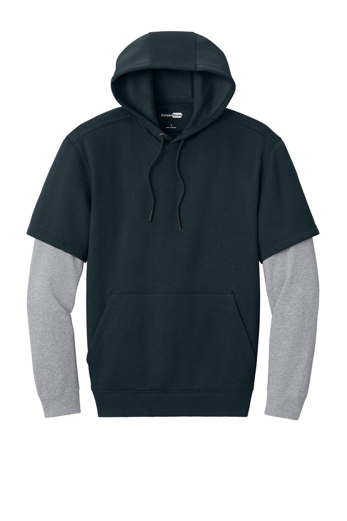 CornerStone CSF632 Tough Fleece Layered Hoodie
