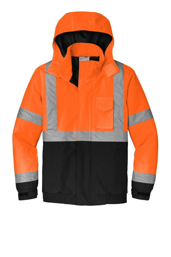 CornerStone CSJ500 ANSI 107 Class 3 Economy Waterproof Insulated Bomber Jacket