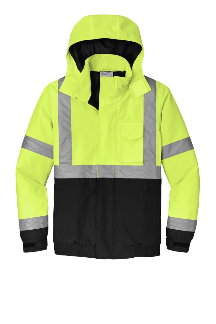 CornerStone CSJ500 ANSI 107 Class 3 Economy Waterproof Insulated Bomber Jacket