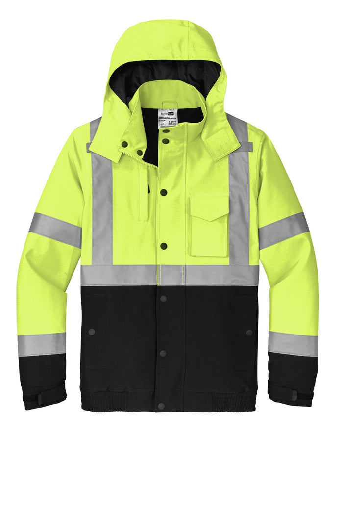 CornerStone CSJ501 ANSI 107 Class 3 Waterproof Insulated Ripstop Bomber Jacket