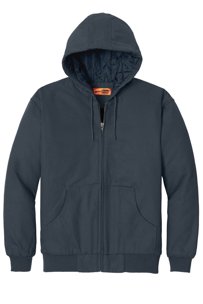CornerStone J763H Duck Cloth Hooded Work Jacket