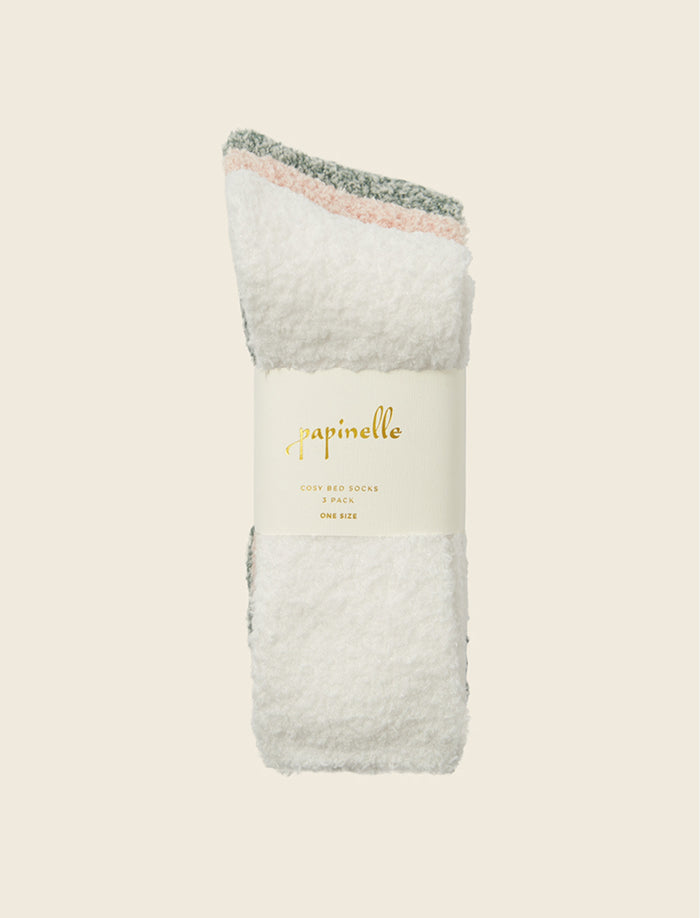 Cosy Bed Sock - 3 pack Multi