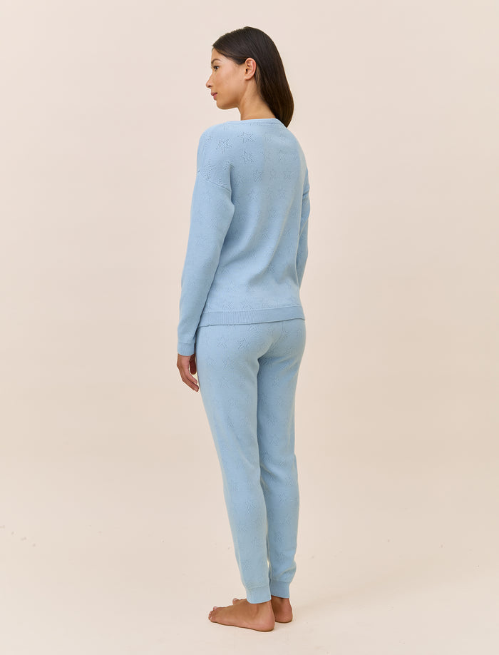 Cosy Pointelle Long Sleeve Top and Jogger Set