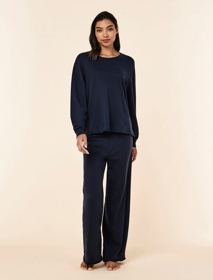 Cotton Cashmere Fine Knit Jumper