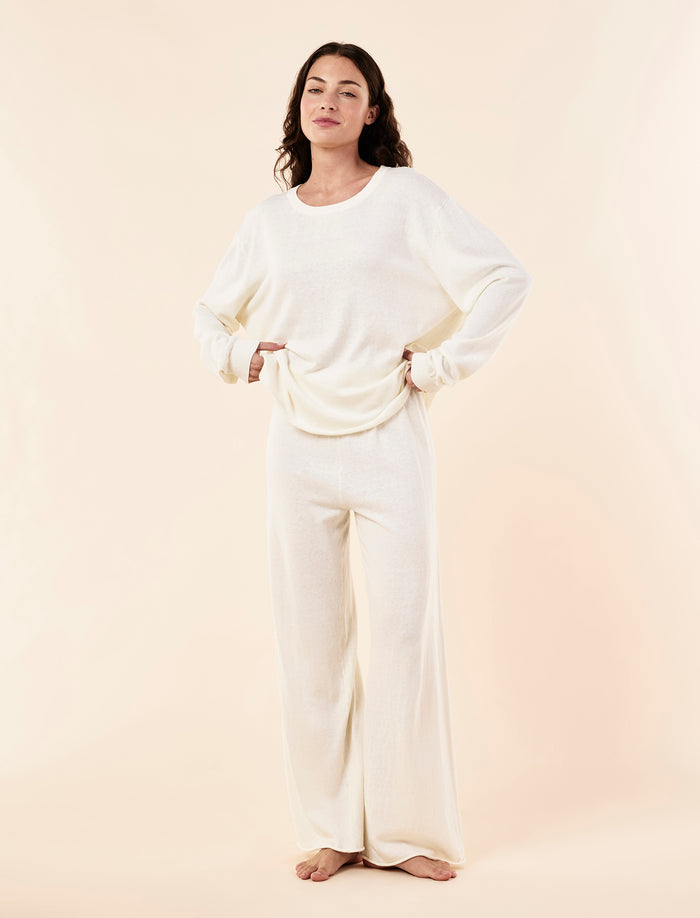 Cotton Cashmere Fine Knit Jumper