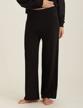 Cotton Cashmere Straight Leg Pant
