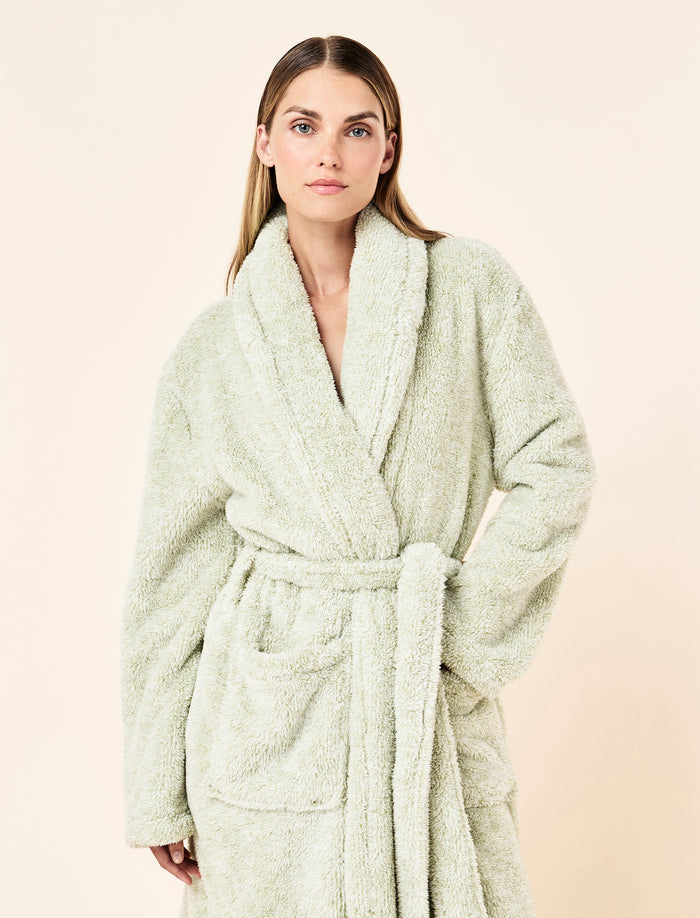 Cozy Plush Mid-Length Robe