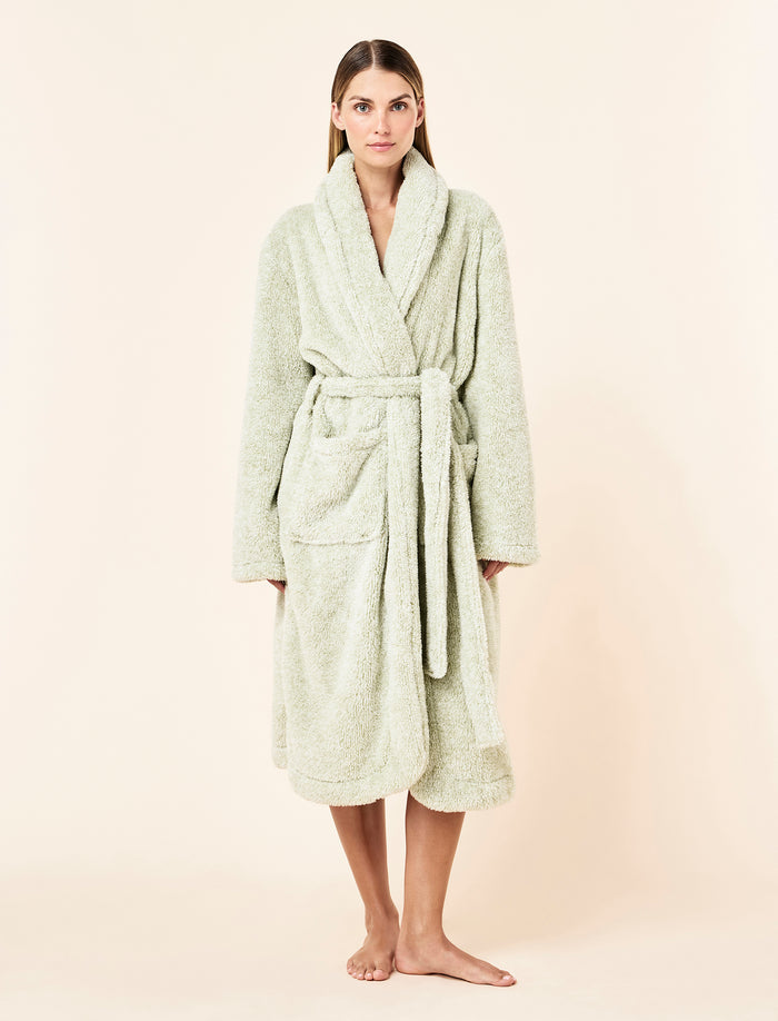 Cozy Plush Mid-Length Robe