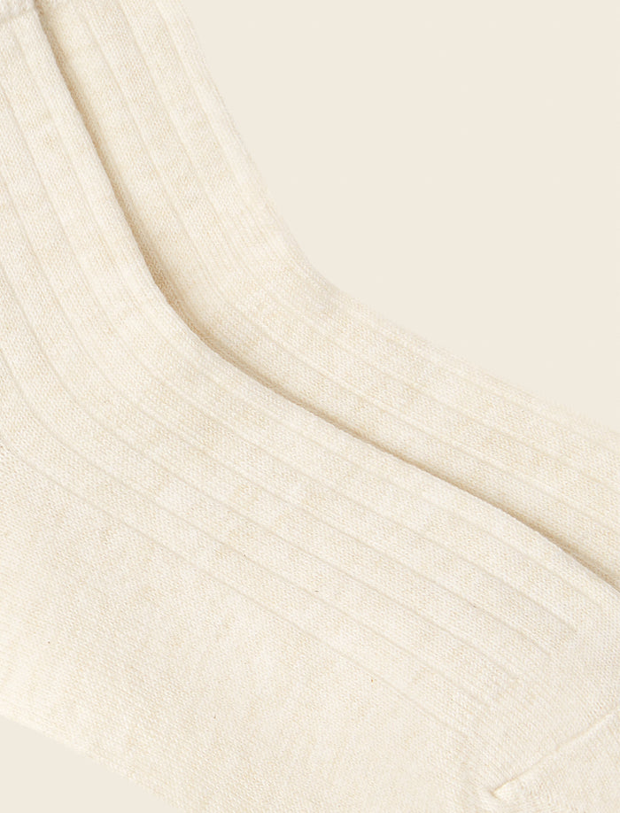 Crew Ribbed Socks