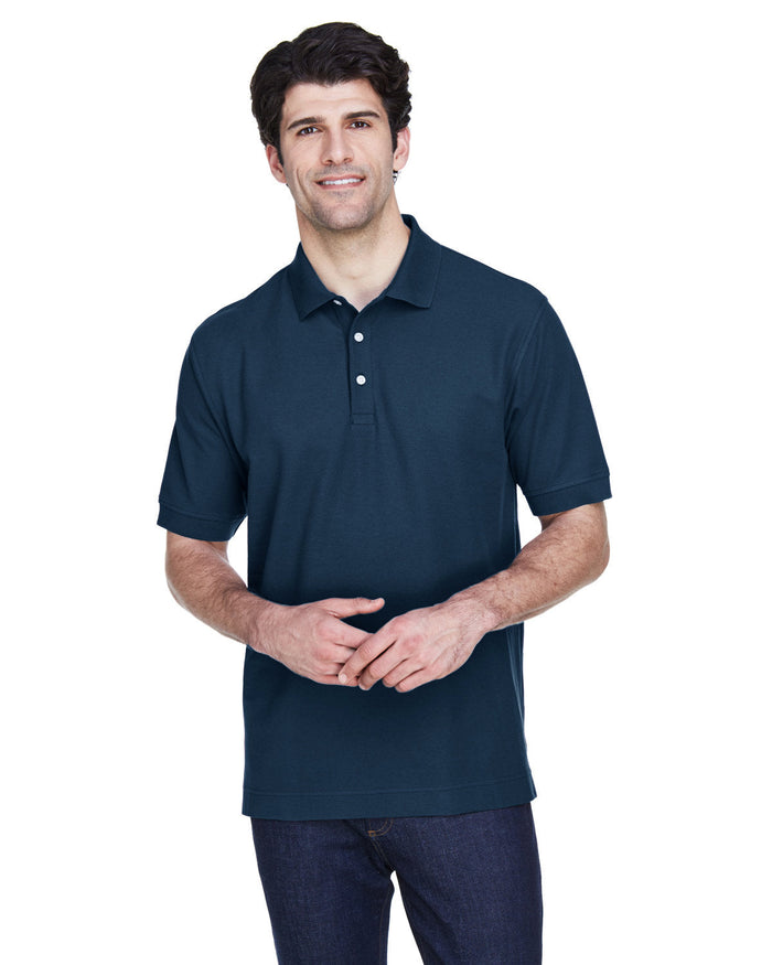 Devon & Jones D100 Men's Pima Pique Short-Sleeve Polo