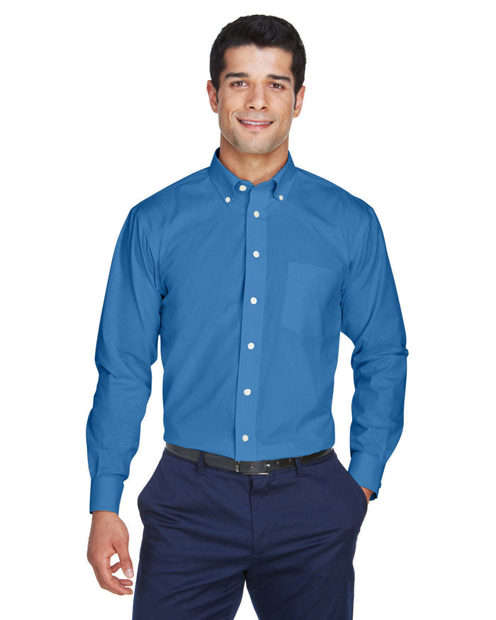 Devon & Jones D630 Men's Crown Woven Collection Solid Oxford