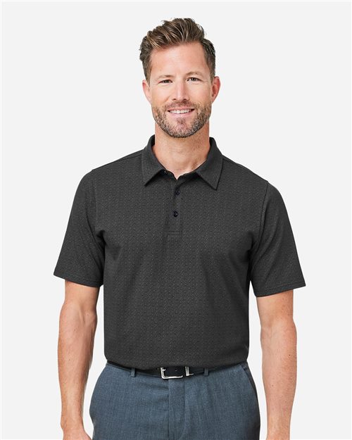 Devon & Jones DG101 Men's Crownlux Performance Geo Polo