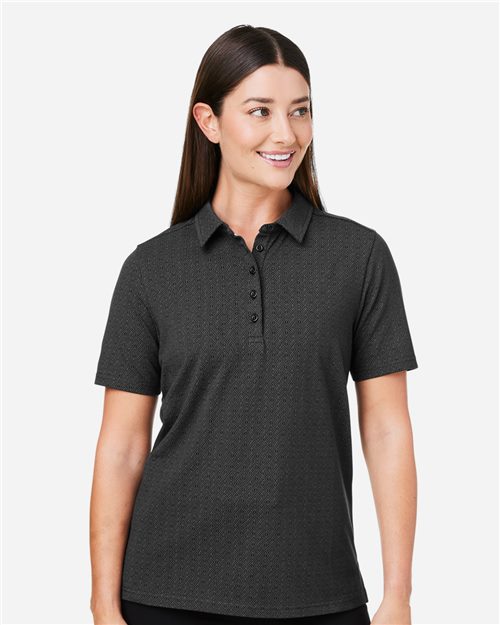 Devon & Jones DG101W Women's Crownlux Performance Geo Polo