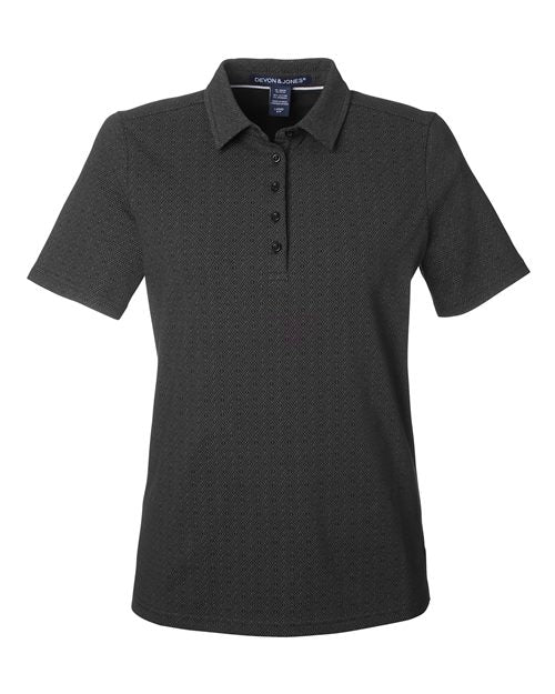 Devon & Jones DG101W Women's Crownlux Performance Geo Polo