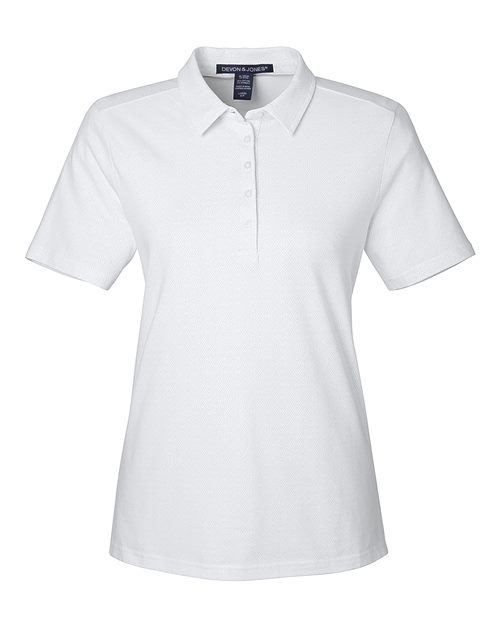 Devon & Jones DG101W Women's Crownlux Performance Geo Polo