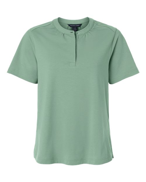 Devon & Jones DG102W Women's Seaton Pebble Textured Polo