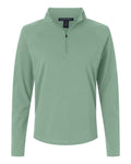 Devon & Jones DG402W Women's Seaton Pebble Textured Quarter-Zip Pullover