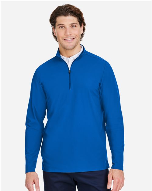 Devon & Jones DG410 Men's CrownLux Performance Windsor Welded Quarter-Zip Pullover