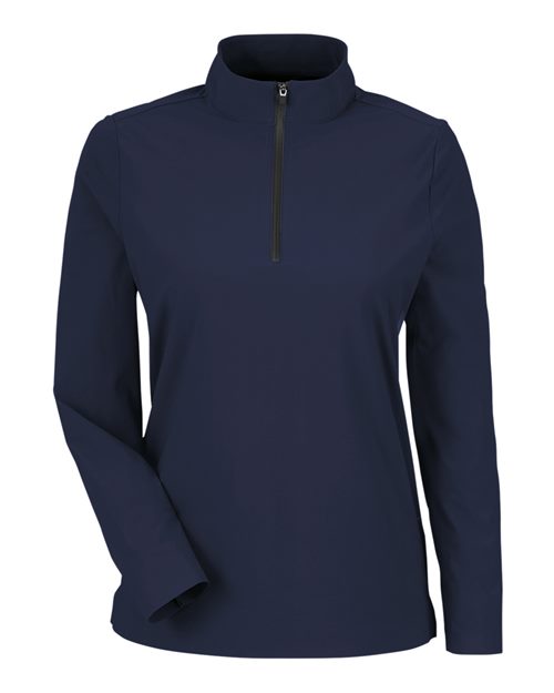 Devon & Jones DG410W Women's CrownLux Performance Windsor Welded Quarter-Zip Pullover