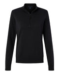Devon & Jones DG446W Women's New Classics Quarter-Zip Sweater
