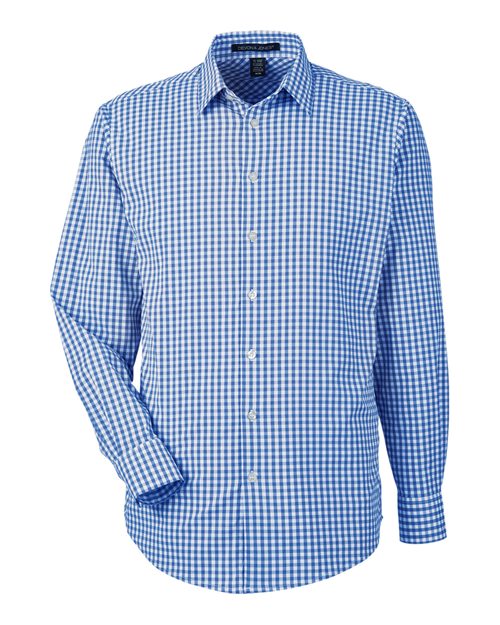 Devon & Jones DG536 Men's CrownLux Performance Gingham Dress Shirt