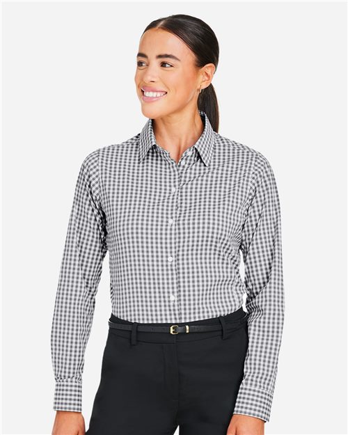 Devon & Jones DG536W Women's CrownLux Performance Gingham Dress Shirt
