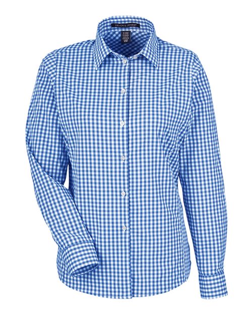 Devon & Jones DG536W Women's CrownLux Performance Gingham Dress Shirt