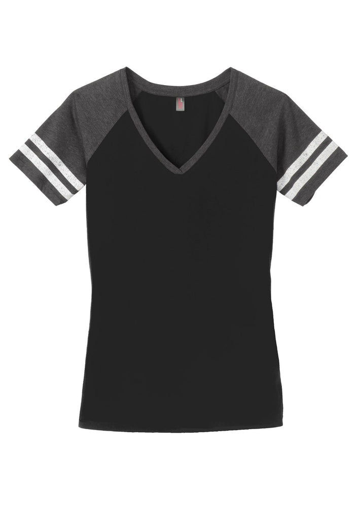 District DM476 Women's Game V-Neck Tee
