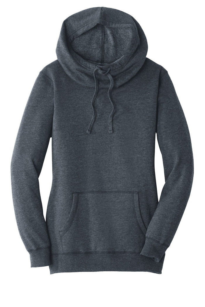 District DM493 Women's Lightweight Fleece Hoodie