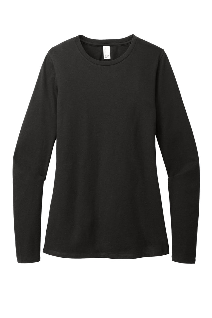 District DT110 Women's Perfect Blend CVC Long Sleeve Tee