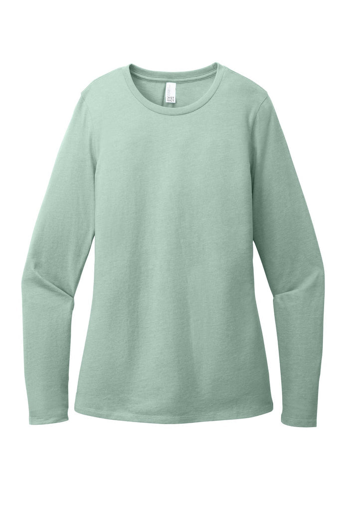 District DT110 Women's Perfect Blend CVC Long Sleeve Tee