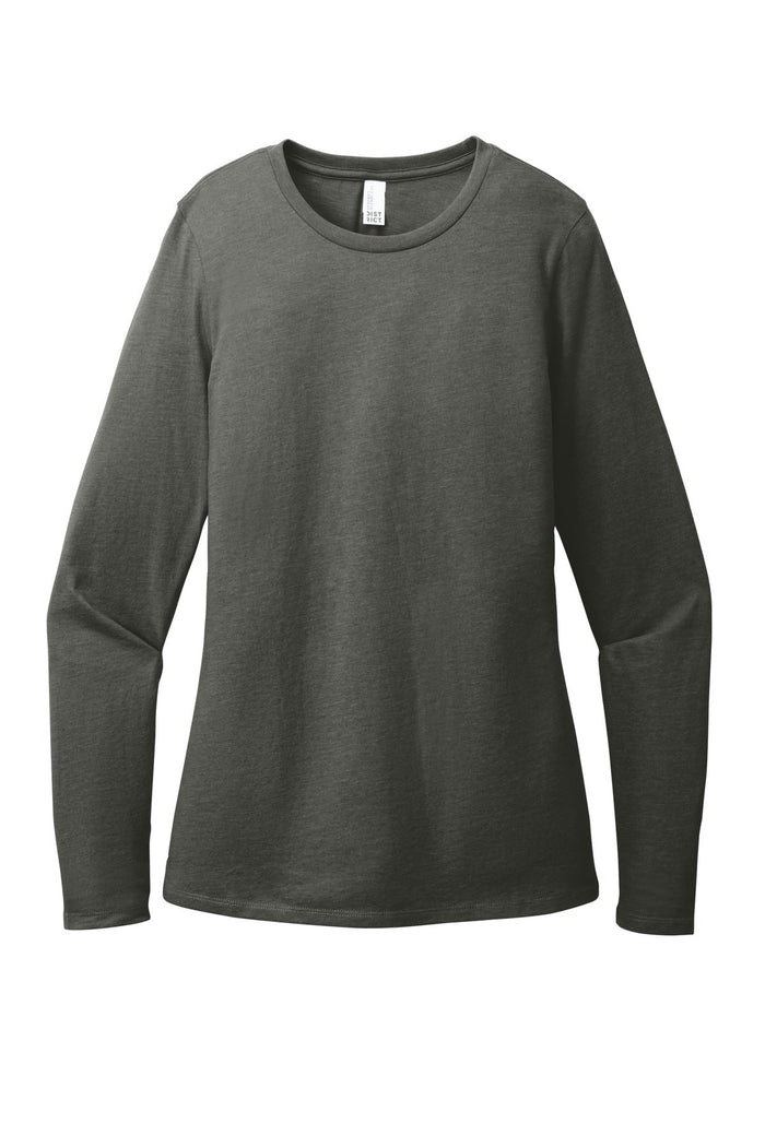 District DT110 Women's Perfect Blend CVC Long Sleeve Tee