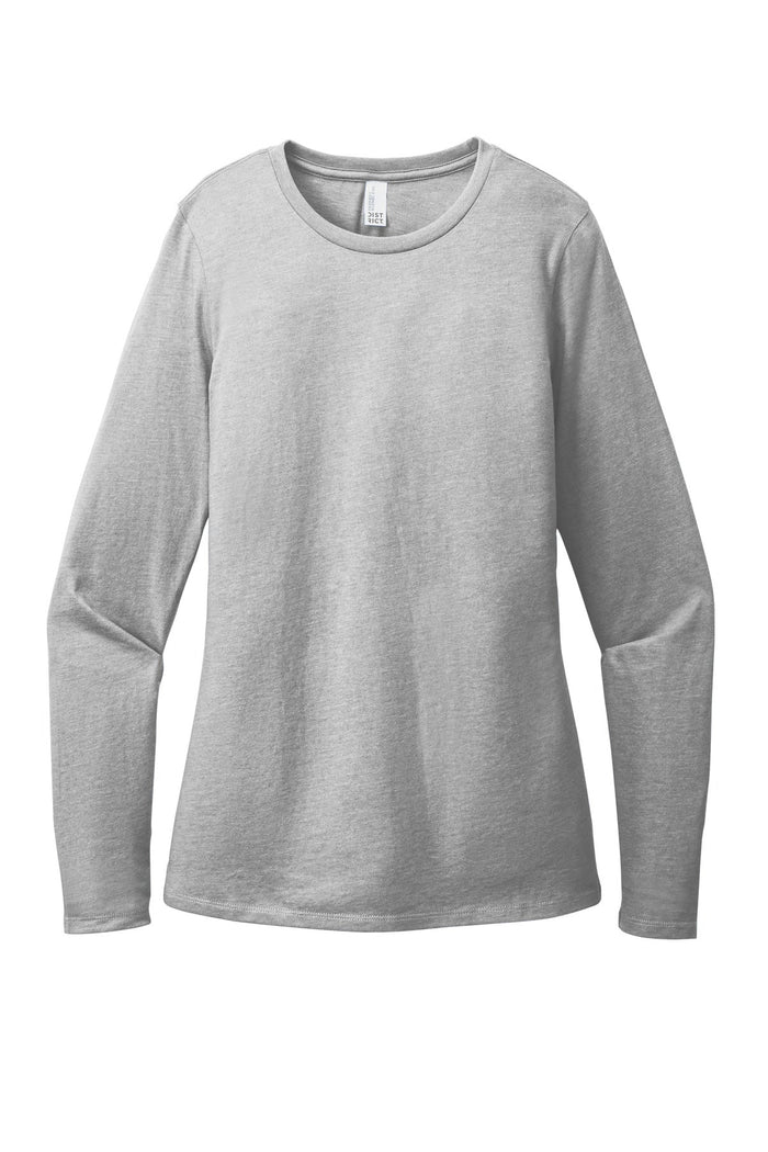 District DT110 Women's Perfect Blend CVC Long Sleeve Tee