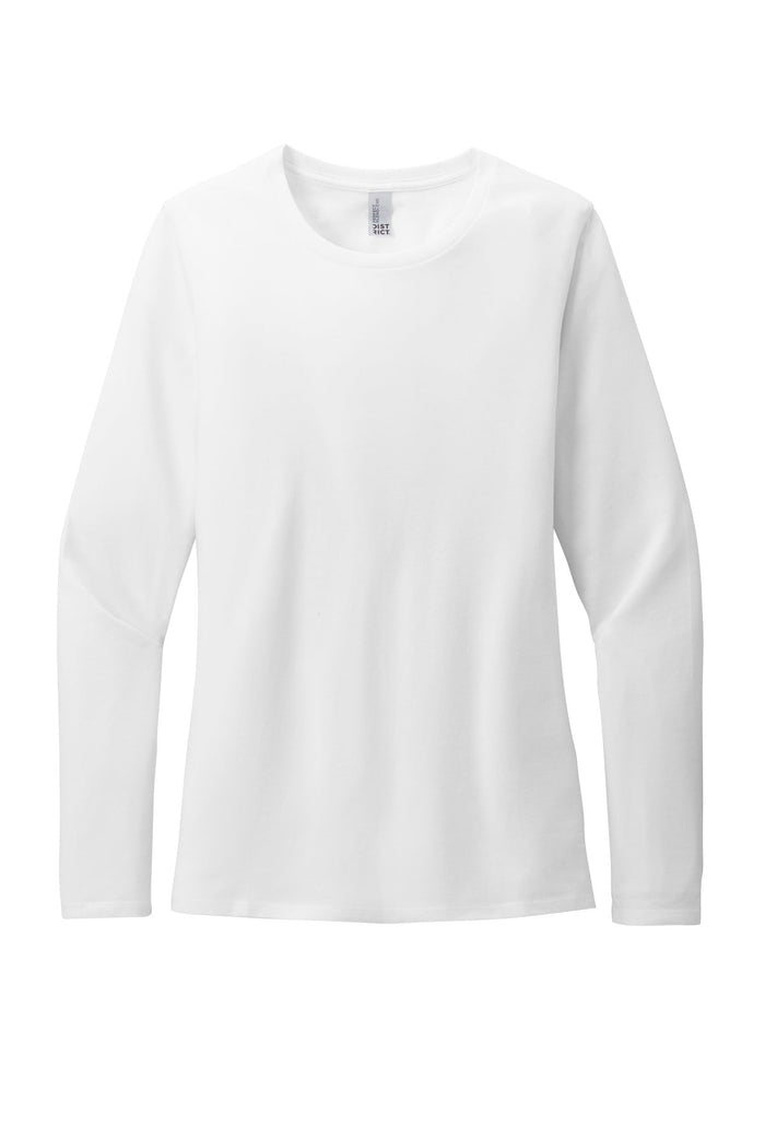District DT110 Women's Perfect Blend CVC Long Sleeve Tee