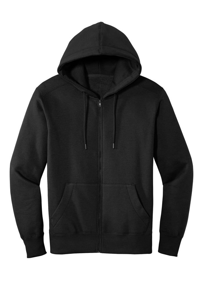 District DT1103 Perfect Weight  Fleece Full-Zip Hoodie