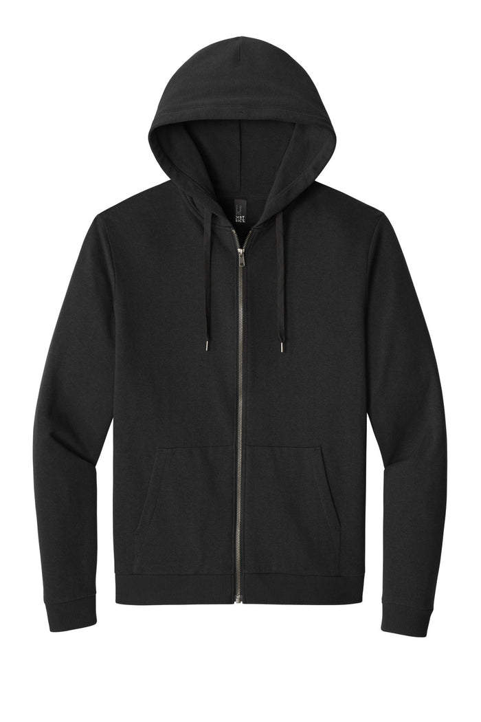 District DT1302 Perfect Tri Fleece Full-Zip Hoodie