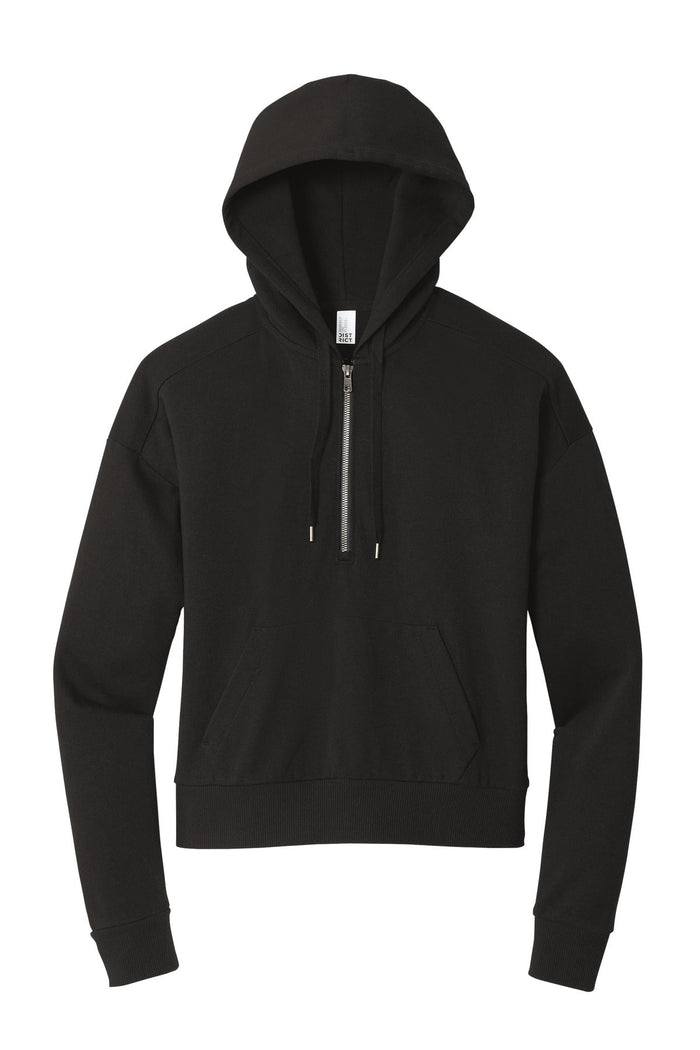 District DT1311 Women's Perfect Tri Fleece 1/2-Zip Pullover