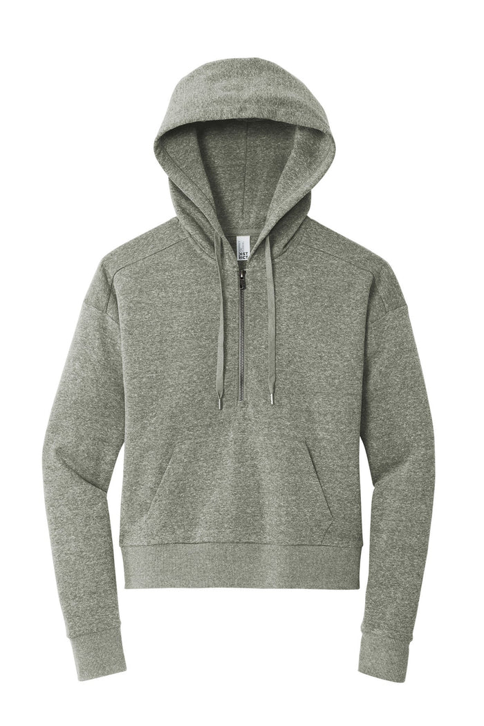 District DT1311 Women's Perfect Tri Fleece 1/2-Zip Pullover
