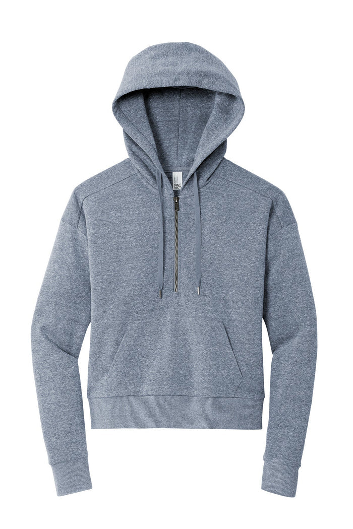 District DT1311 Women's Perfect Tri Fleece 1/2-Zip Pullover