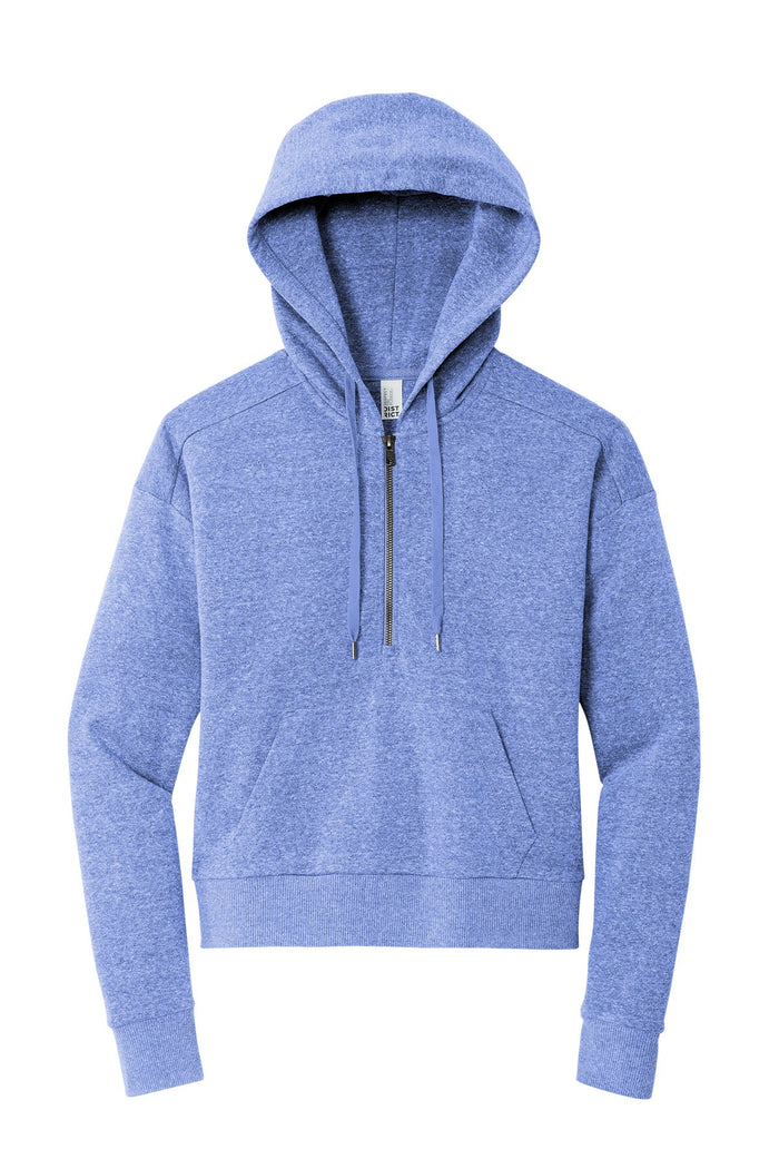 District DT1311 Women's Perfect Tri Fleece 1/2-Zip Pullover