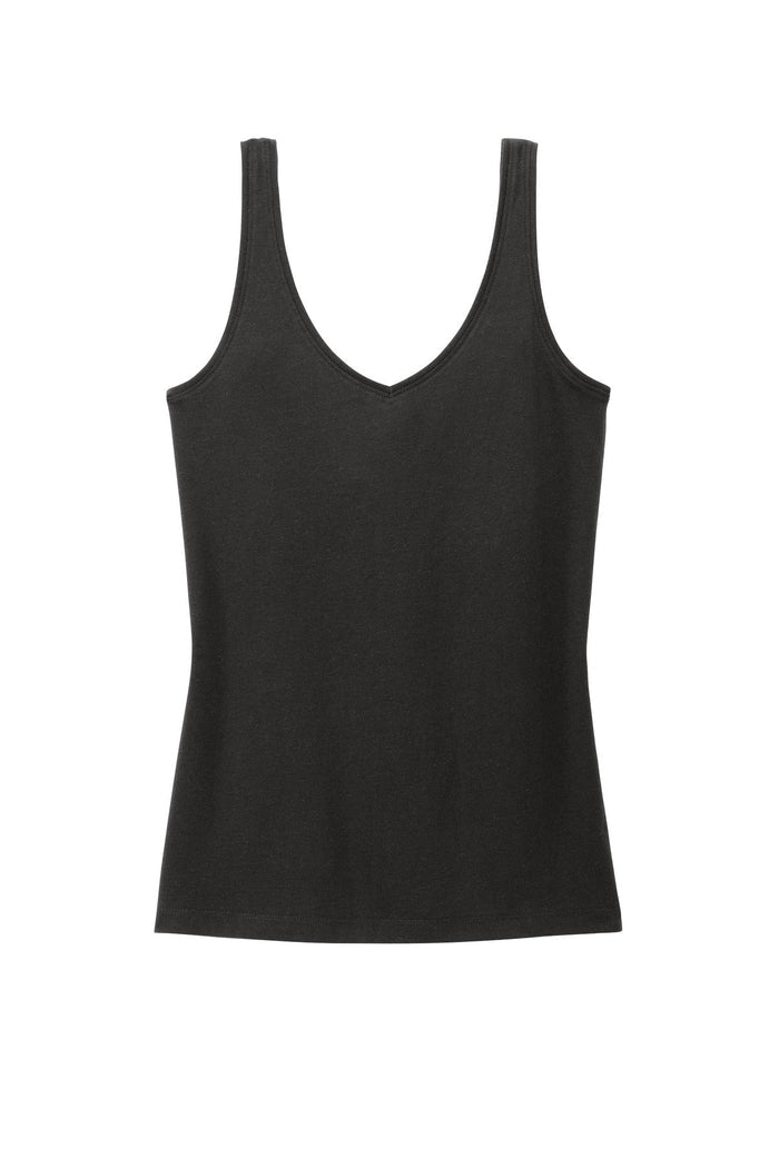 District DT154 Women's Perfect Blend CVC V-Neck Tank