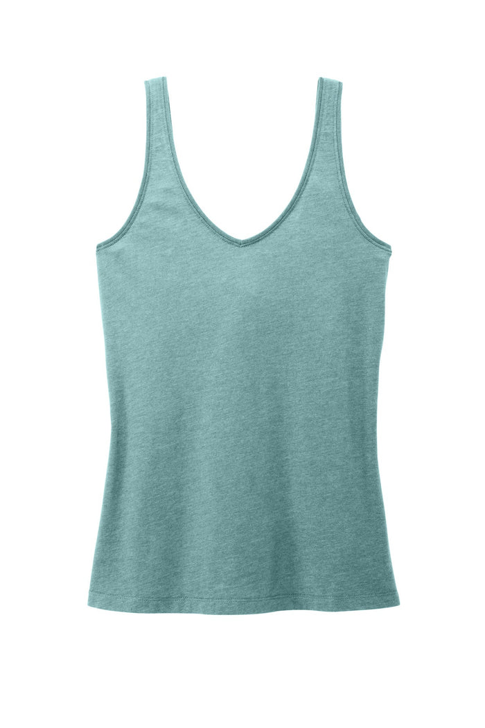 District DT154 Women's Perfect Blend CVC V-Neck Tank