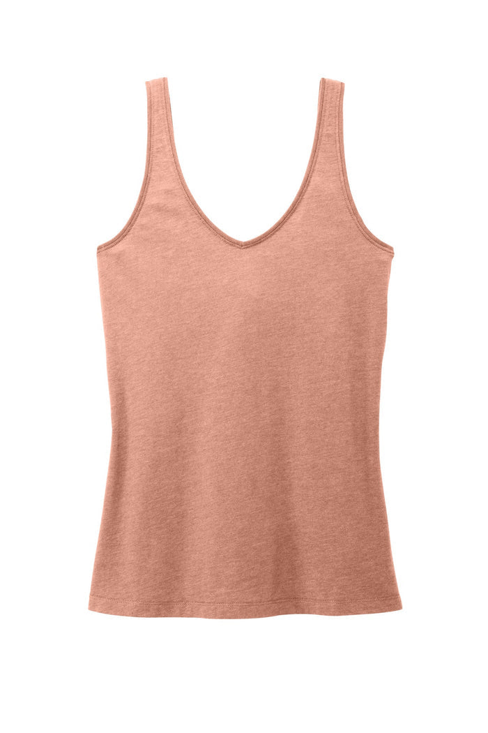District DT154 Women's Perfect Blend CVC V-Neck Tank