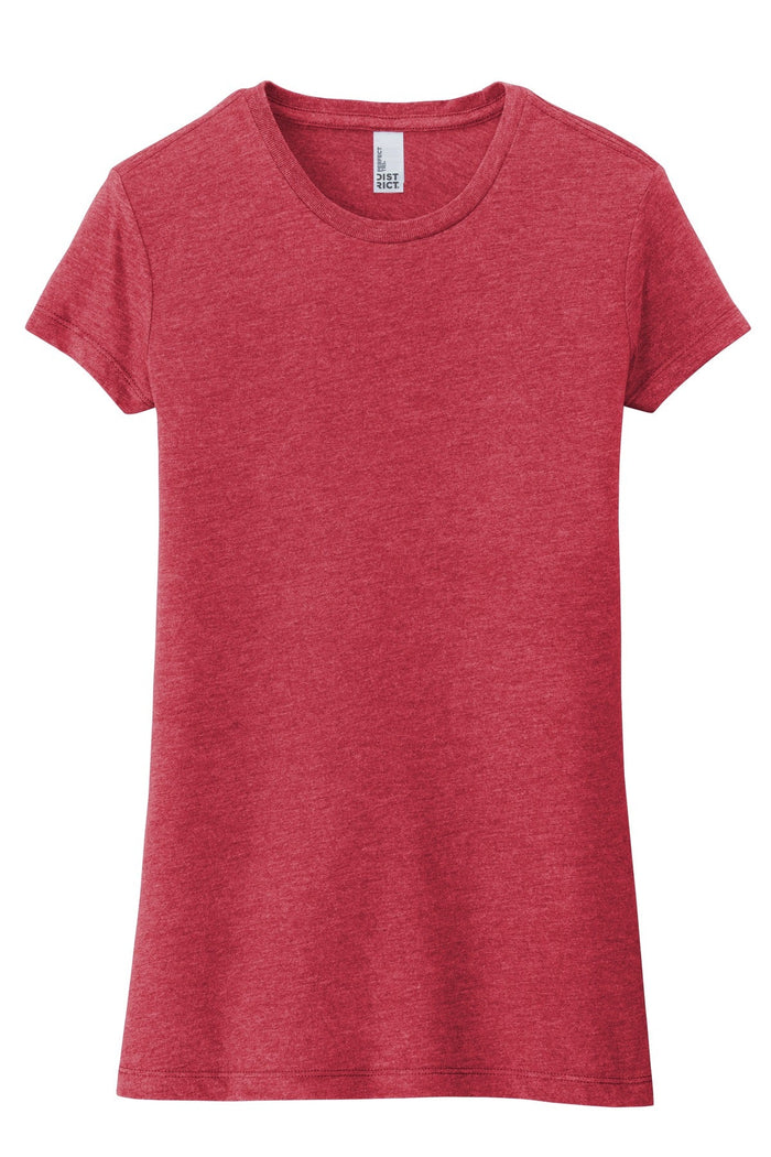 District DT155 Women's Fitted Perfect Tri  Tee