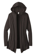 District DT156 Women's Perfect Tri  Hooded Cardigan