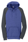 District DT196 Young Mens Lightweight Fleece Raglan Hoodie